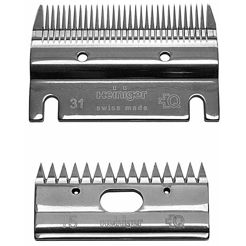 Paire de peignes coupe normale, lame pour chevaux, pièces détachées pour tondeuse Heiniger