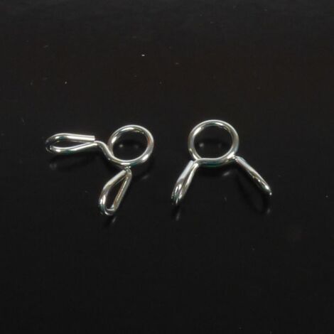 Paire de petits colliers de serrage de durite de Ø5mm à Ø6mm pour
