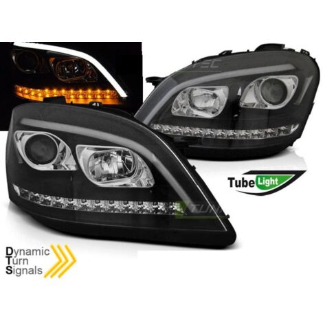 Paire de Phares Mercedes ML W164 05-07 LED LTI Dynamique noir-30617103