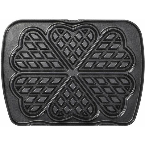 Paire de plaques pour 6 gaufres coeur pour gaufrier premium - Lagrange - 010522