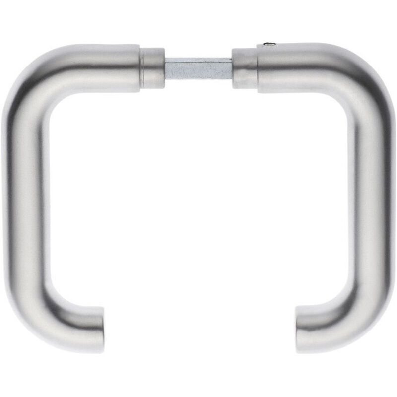 EDI - Paire de poignées de porte 103 inox F00 axe carré 8 mm