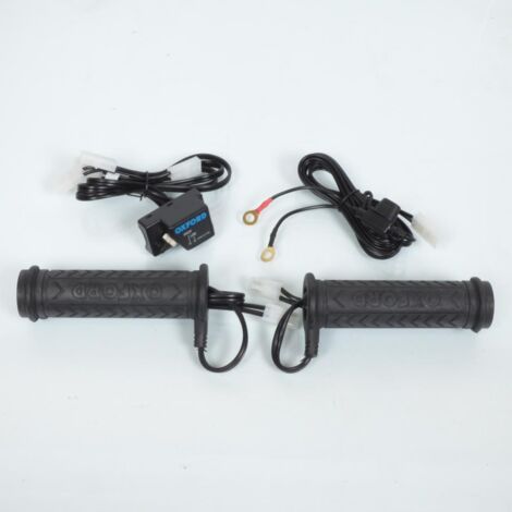 Paire de poignées chauffantes pour quad ATV Ø22mm Oxford OF769