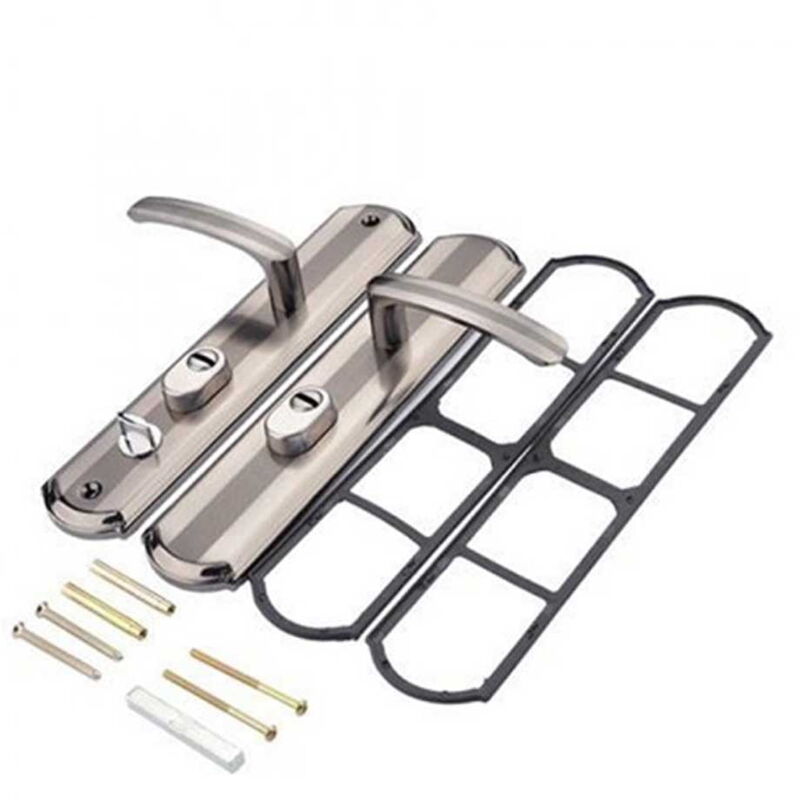 Feiyue - paire de poignées de porte de sécurité, levier d'entrée, panneau de verrouillage de remplacement en acier inoxydable, matériel de salle de