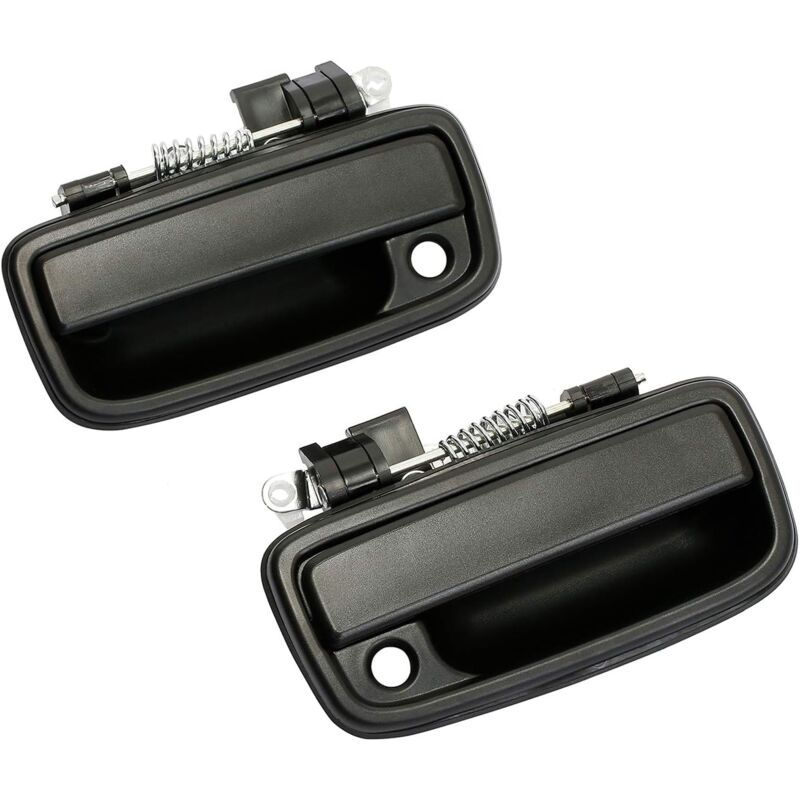 Sjqka - Paire de poignées de porte extérieures avant gauche et droite avec trou de serrure Remplacement pour Toyota Tacoma 1995-2004 69220-35020,