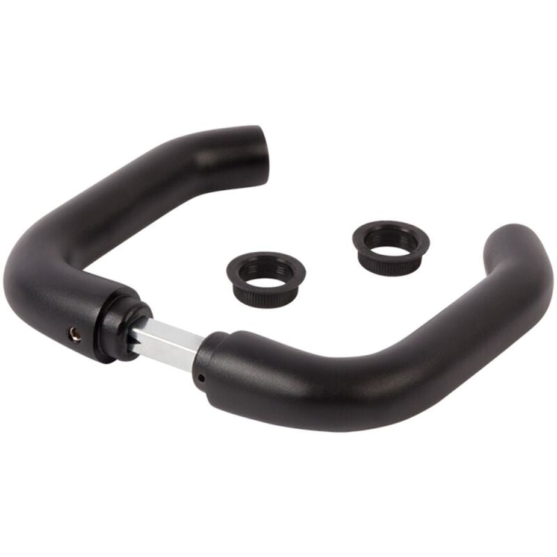 Locinox - Paire de poignées en aluminium anodisé noir