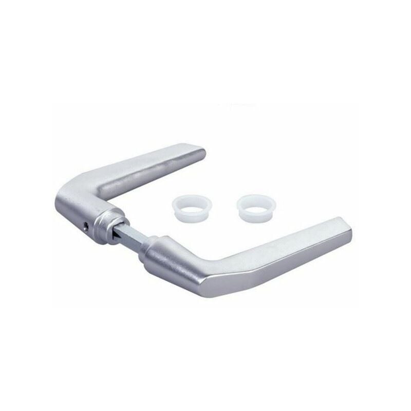 Paire de poignées en aluminium pour carré de 8mm, longu. 60mm Locinox