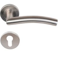 Paire de poignées sur rosaces "Elsa vague" inox 304 KLOSE BESSER
