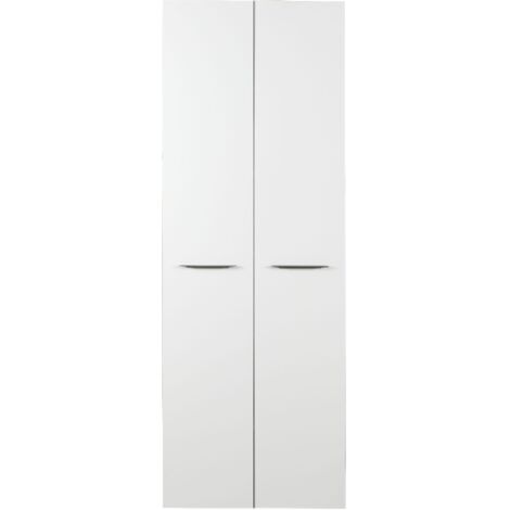 Paire de portes longues 75x210 cm – Aggloméré mélaminé blanc – Style Drawing line – Dimensions K304 – Composad