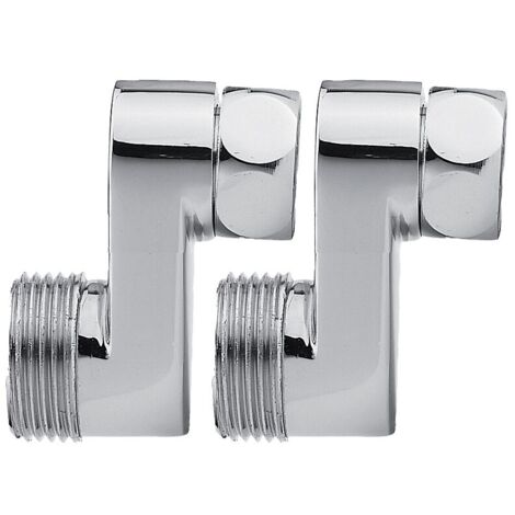 Paire de raccords décalés excentrés 25 mm mâle/femelle 15x21-15x21