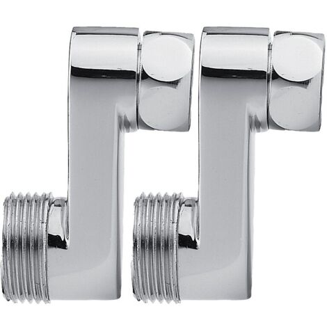 Paire de raccords décalés excentrés 40 mm mâle/femelle 15x21-15x21