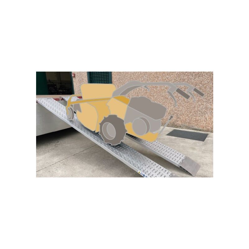 Paire de rampes de chargement Metalmec 030X315X2000 sans bords - MM035SL3020