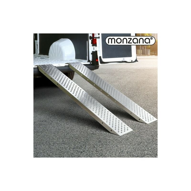 Paire de Rampes de chargement moto 400 kg 160 cm de long