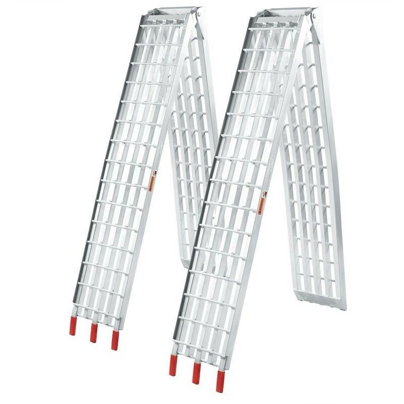 Paire de Rampes de chargement moto pliable 1080 kg 310 cm de long