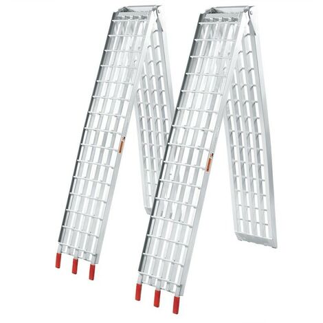 Paire de Rampes de chargement moto pliable 1080 kg 310 cm de long