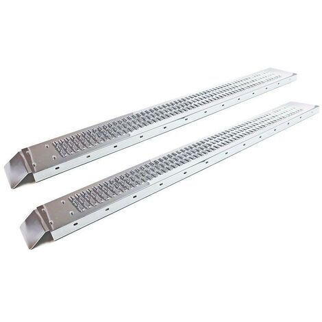 Paire de Rampes de chargement moto pliable 400 kg 160 cm de long