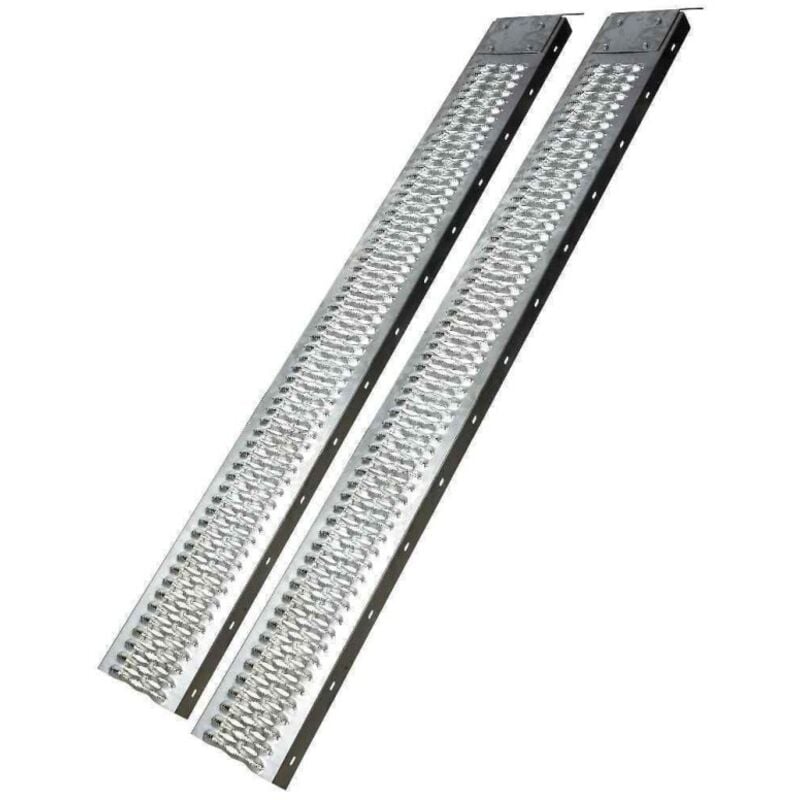 Paire de rampes galvanisées 1,92m Charge: 350Kg