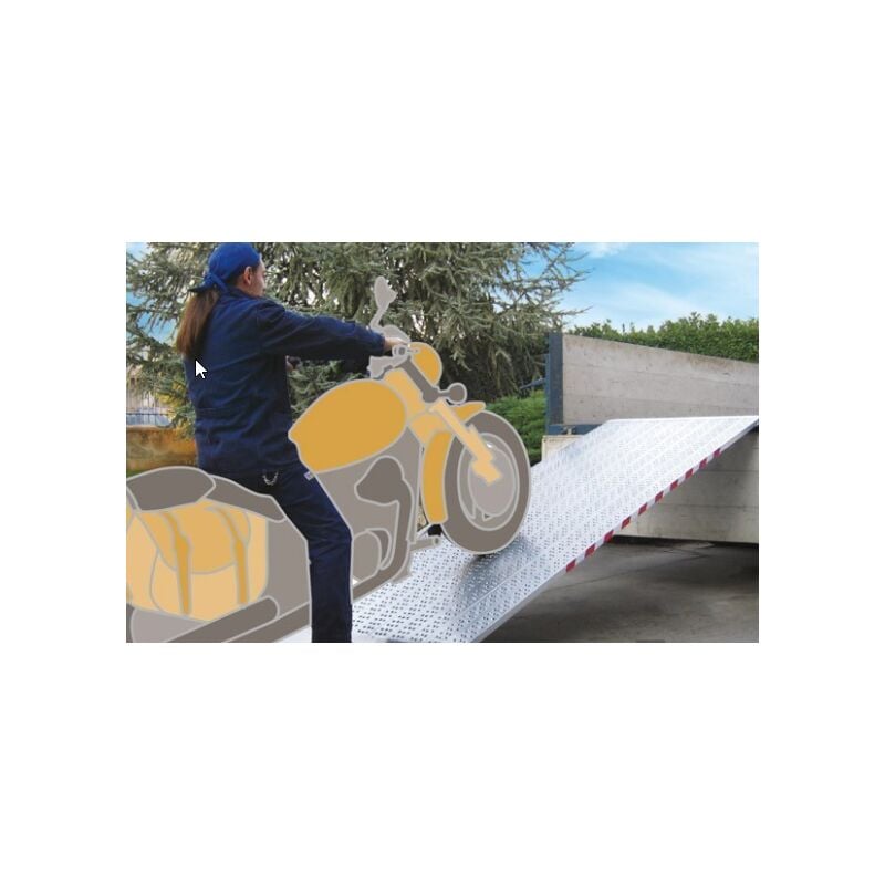 Paire de rampes Metalmec 30 x 215 x 2500 415 Kg sans bords - MM030SL2025