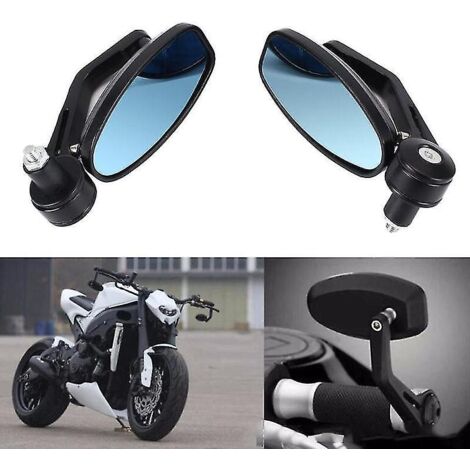 Paire de rétroviseurs pour vélo/moto/vélo électrique, rotation à 360°, design compact, installation facile