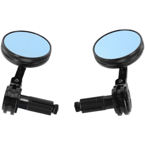 Paire de rétroviseurs ronds rétro pour moto, vis universelle de 22mm, adaptés aux vélos de rue, Chopper Cruiser