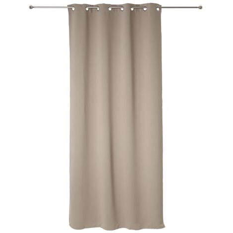 Paire de rideaux occultants coloris lin 135x240cm - Lin