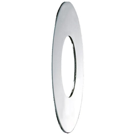 Paire de rosace plate Delabie D34x65mm en laiton chromé