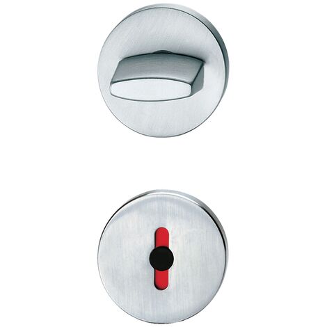 Paire de rosace ronde à condamnation à voyant inox 1744 - FSB - 0 12 1735 10284 6204