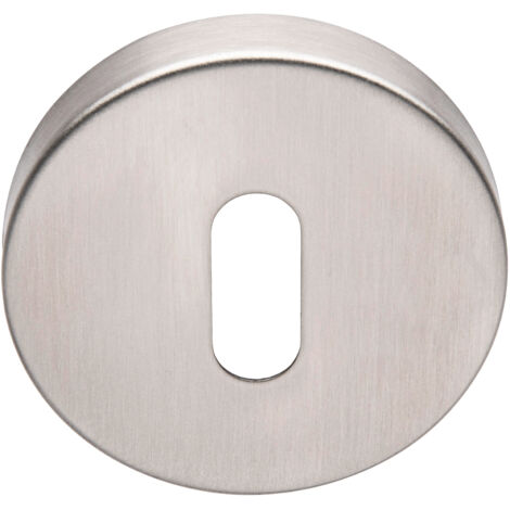 Paire de rosaces JADE clé L inox - HERACLES - B-INOX-06