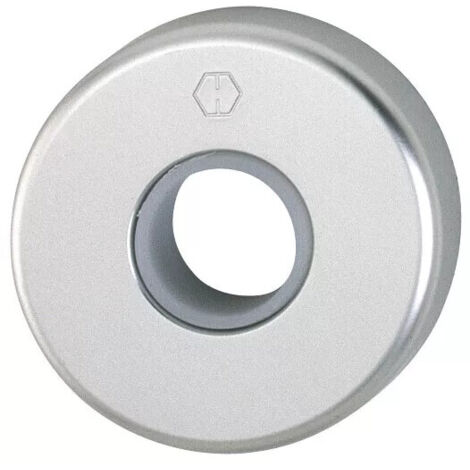 Paire de rosaces seule Hoppe AG - ø 52 mm - aspect inox - Condamnation