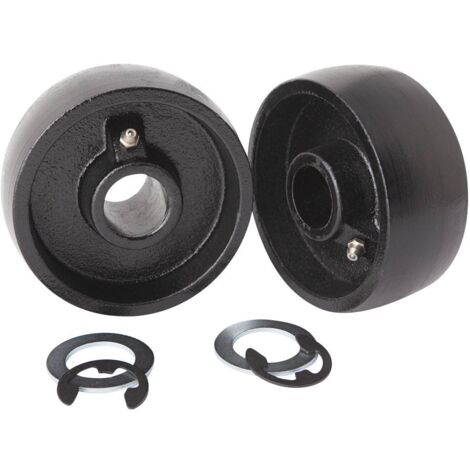 Paire de roues fixes ø110x45mm pour cric rouleur OH 5355 - SA 5356 - CLAS Equipements