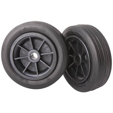 Paire de roues fixes ø170x50mm pour cric hydropneumatique - SA 8067 - CLAS Equipements
