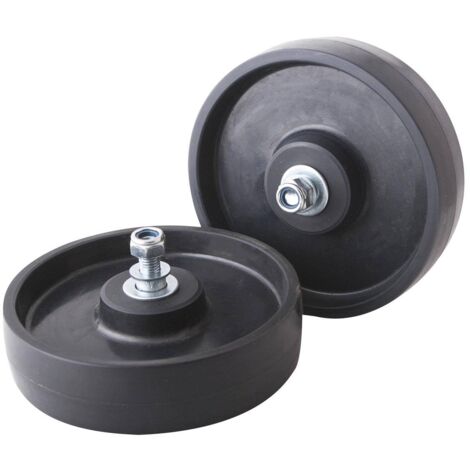 Paire de roues fixes ø195x50mm pour grue OH 0338 - SA 0340 - CLAS Equipements