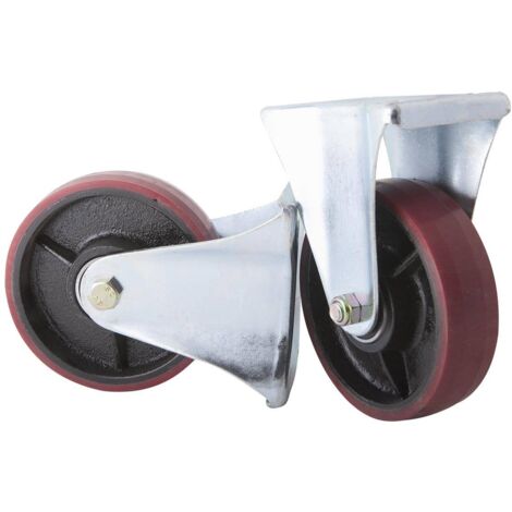 Paire de roues fixes ø195x50mm pour table élévatrice OH 1300 - SA 1301 - CLAS Equipements