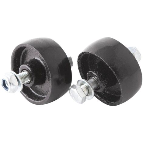 Paire de roues fixes ø60x24.5mm pour grue OH 0338 - SA 0342 - CLAS Equipements