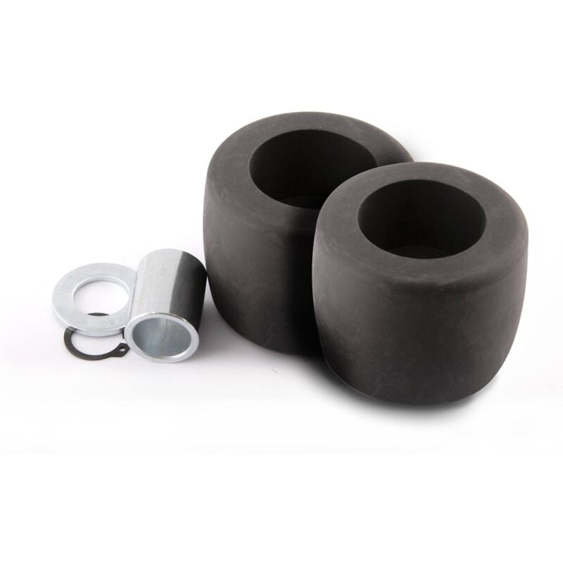 Clas - Paire de roues fixes pour cric rouleur oh 6035 - sa 6045 Equipements