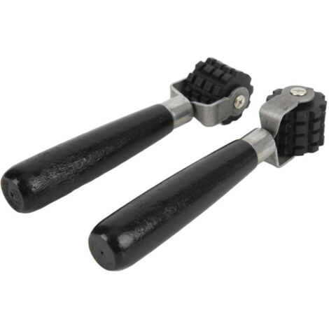 Paire de rouleaux insonorisants pour audio de voiture, roue noire ergonomique pour tapis de réduction de la chaleur, papier peint