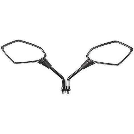 paire De Rtroviseurs Pour Motos Rtroviseur Universel Pour Scooter Moto Quad Atv Vlos Bicyclette Filetage Boulon 10 Mm