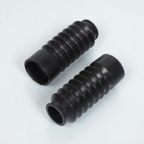 Paire de soufflet de fourche noir Ø30x45x120mm pour scooter