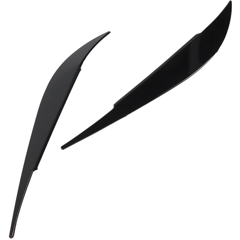 Gotrays - paire de sourcils de phare colorés, robuste et élégant, couvercle de protection des paupières de phare pour série 4 F32 F33 F36, noir