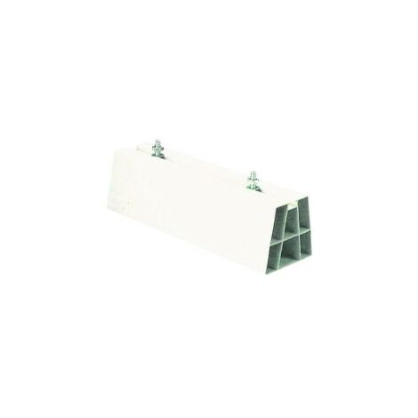 Paire de support de sol blanc 450 mm