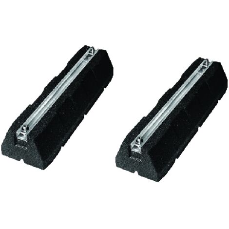 Paire de Support sol caoutchouc RUBBER 600 x 100 x 130 complet