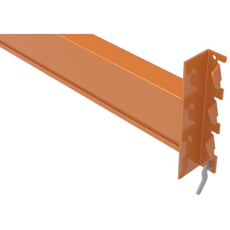 Paire de supports d'appui pour slp étagère à palettes système à visser et à enficher HxLxP 8x182.5x5cm Orange