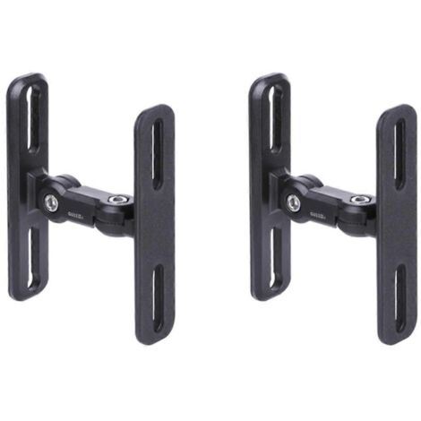 paire de supports muraux universels GU15II en acier inoxydable 304 pour haut-parleurs.