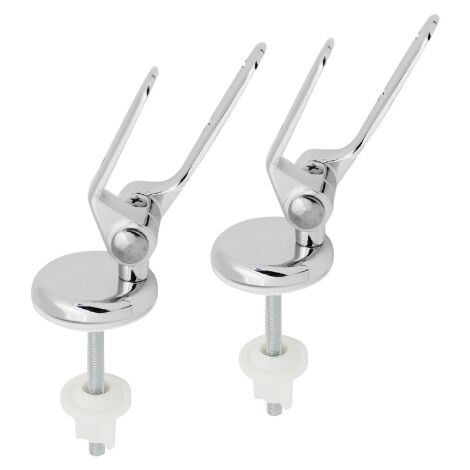Paire de supports universels de remplacement en alliage pour sie'ges en bois boucle re'glable accessoires et pie'ces de'tache'es pour sie'ges de toilettes