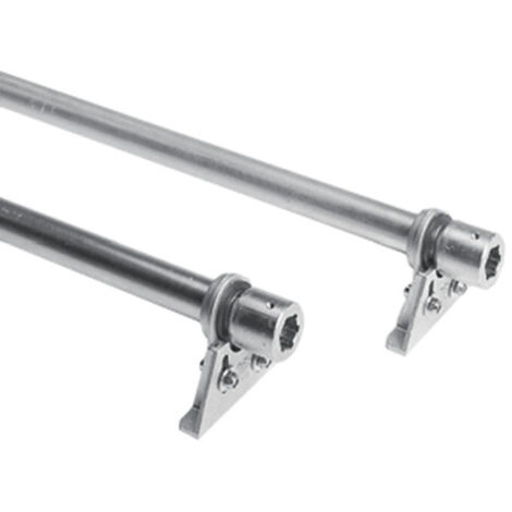 PAIRE DE TUBES GALVANISÉS AVEC EMBASE L. 1 500 MM BENINCA' AU.45Z 9868030 AUTOMATION