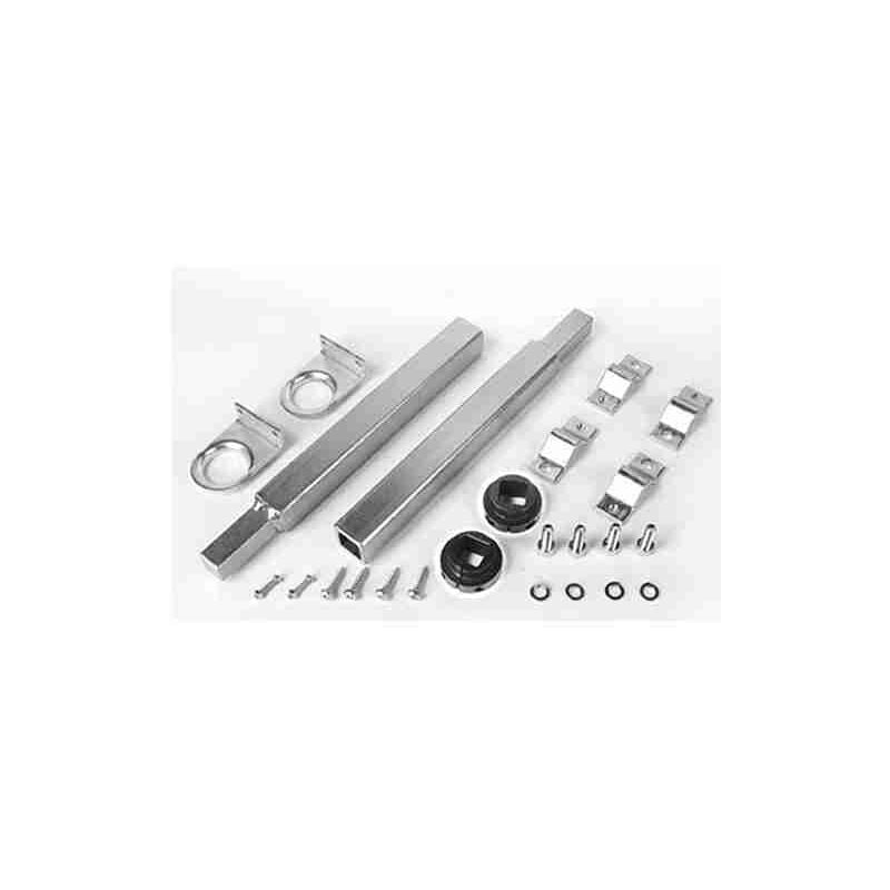 Installation de paire de tubes de transmission avec 1 actionneur x 580 230v Faac 390434