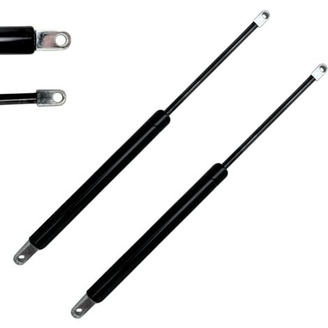 EVOTRADE Paire de Vérin à Gaz avec Têtes à Œillets Compatible avec la Plupart de Coffre de Lit Entraxe 415mm 1000 Newton