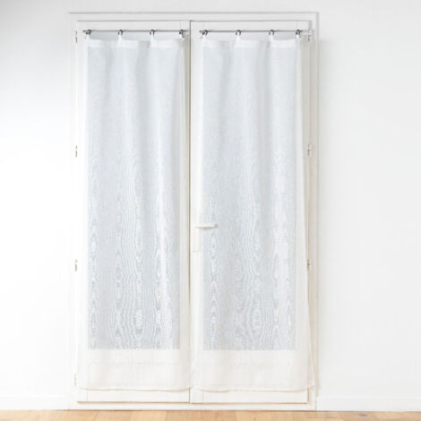 Paire de Voilages à Œillets "Davina" 70x200cm Blanc
