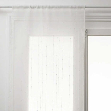 Paire de Voilages "Anissa" 60x90cm Blanc
