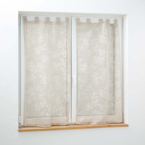 Paire de Voilages "Karla" 60x120cm Taupe