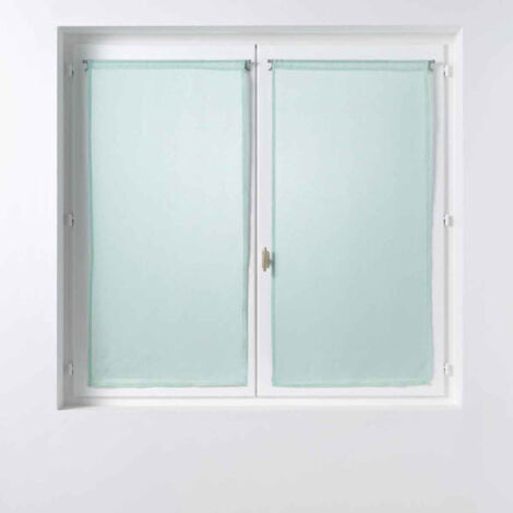 Paire de Voilages "Sandra" 60x90cm Menthe